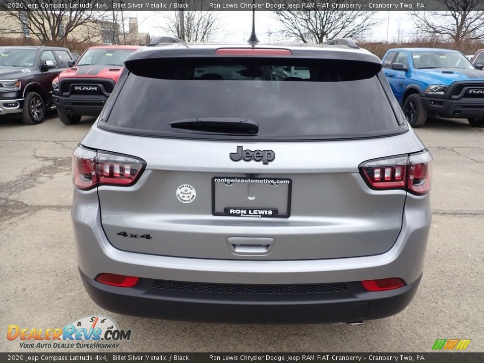 2020 Jeep Compass Latitude 4x4 Billet Silver Metallic / Black Photo #4