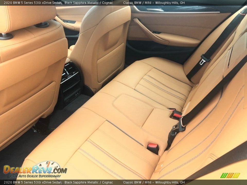 2020 BMW 5 Series 530i xDrive Sedan Black Sapphire Metallic / Cognac Photo #4