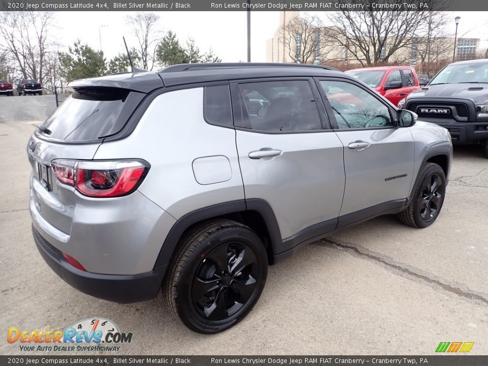 2020 Jeep Compass Latitude 4x4 Billet Silver Metallic / Black Photo #5