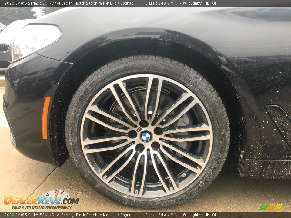 2020 BMW 5 Series 530i xDrive Sedan Black Sapphire Metallic / Cognac Photo #5