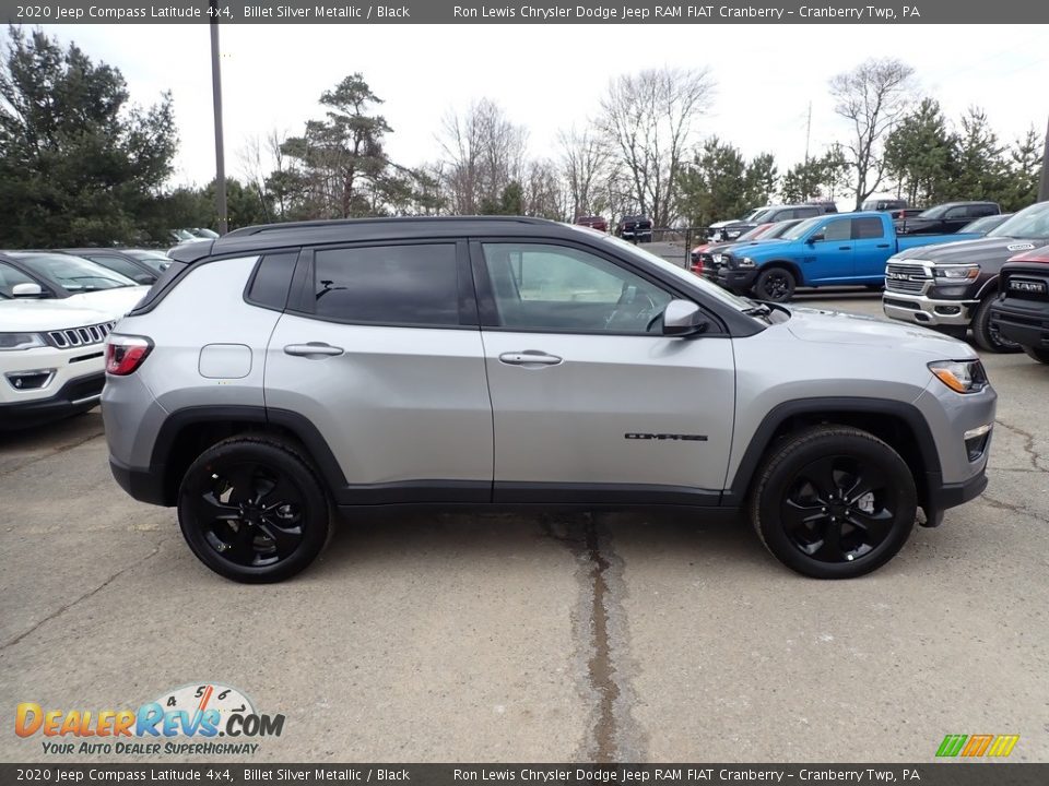 2020 Jeep Compass Latitude 4x4 Billet Silver Metallic / Black Photo #6