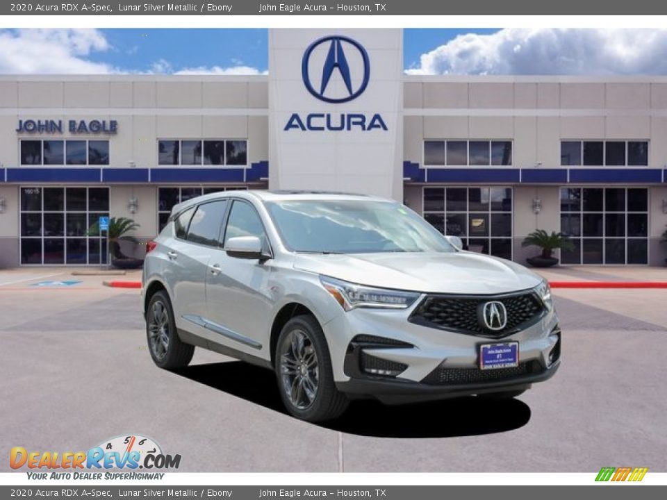 2020 Acura RDX A-Spec Lunar Silver Metallic / Ebony Photo #1