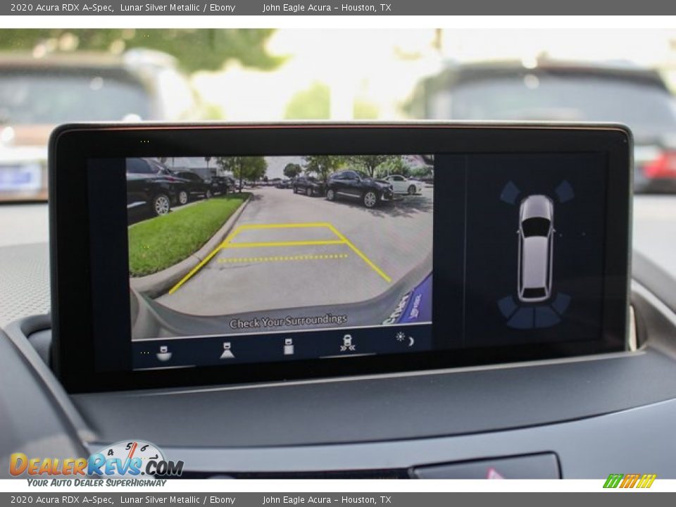 2020 Acura RDX A-Spec Lunar Silver Metallic / Ebony Photo #32