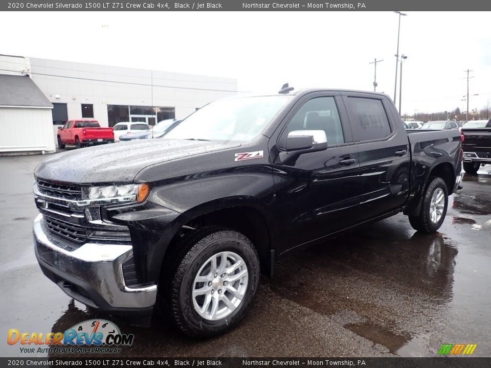 2020 Chevrolet Silverado 1500 LT Z71 Crew Cab 4x4 Black / Jet Black Photo #1