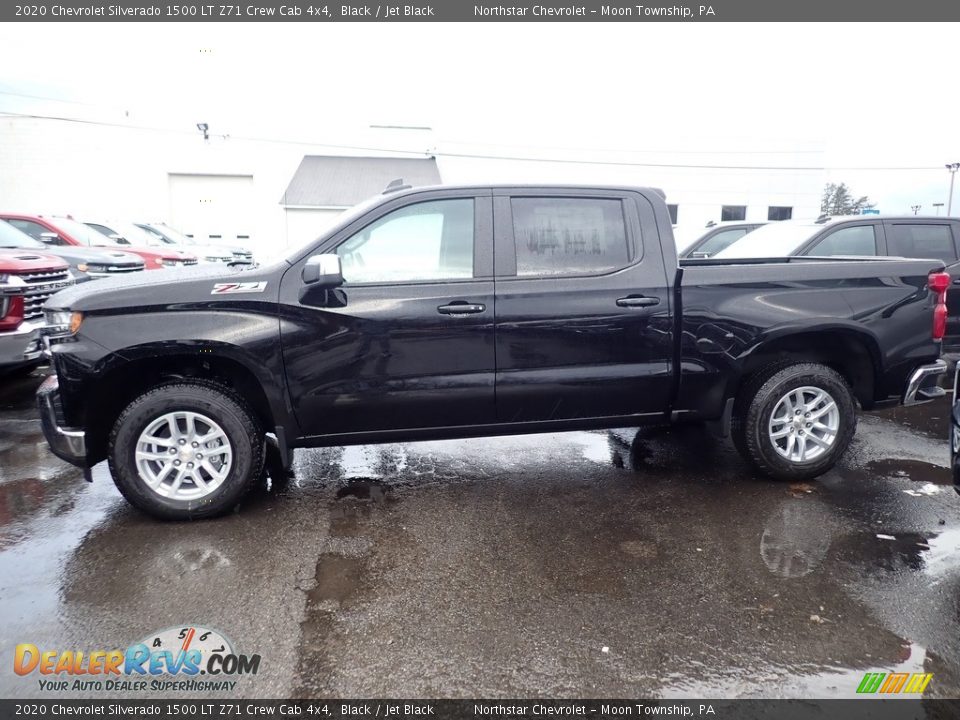 2020 Chevrolet Silverado 1500 LT Z71 Crew Cab 4x4 Black / Jet Black Photo #2