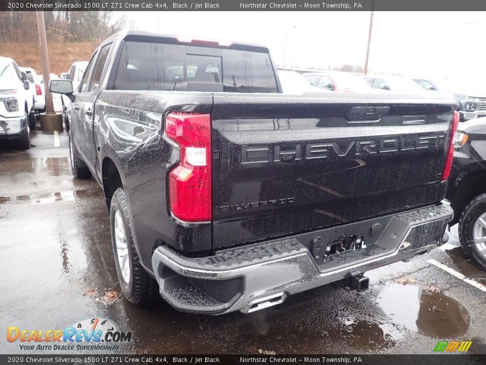 2020 Chevrolet Silverado 1500 LT Z71 Crew Cab 4x4 Black / Jet Black Photo #3