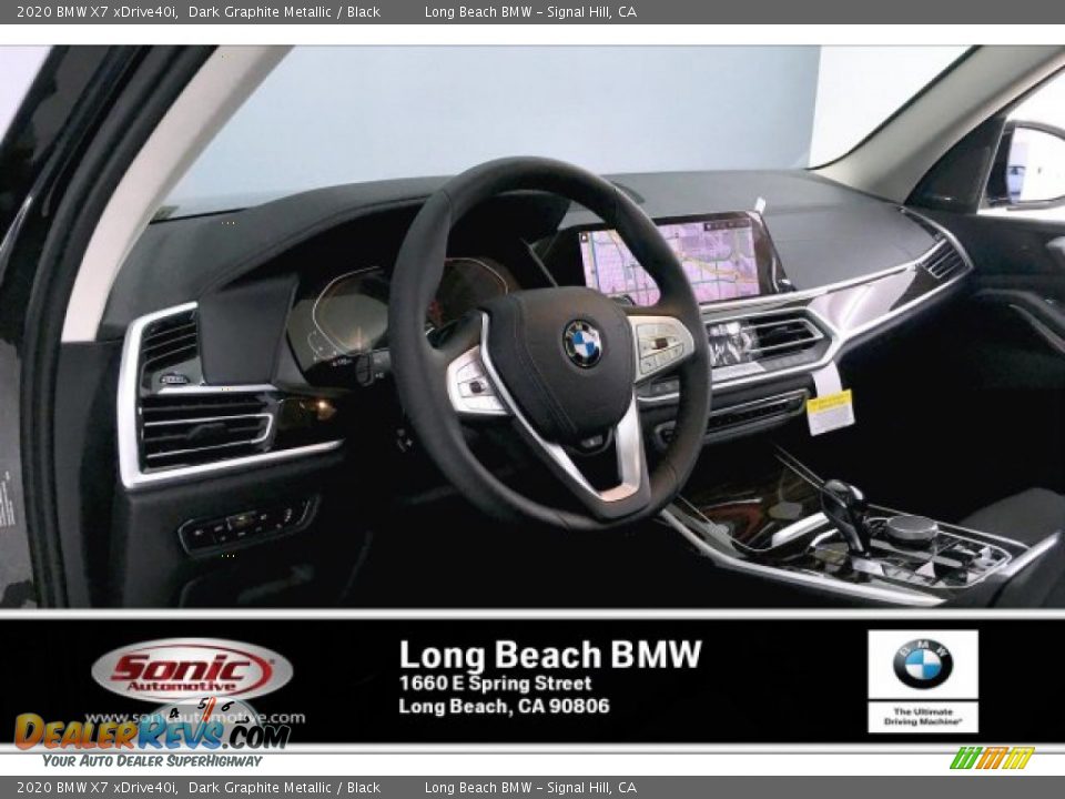 2020 BMW X7 xDrive40i Dark Graphite Metallic / Black Photo #4