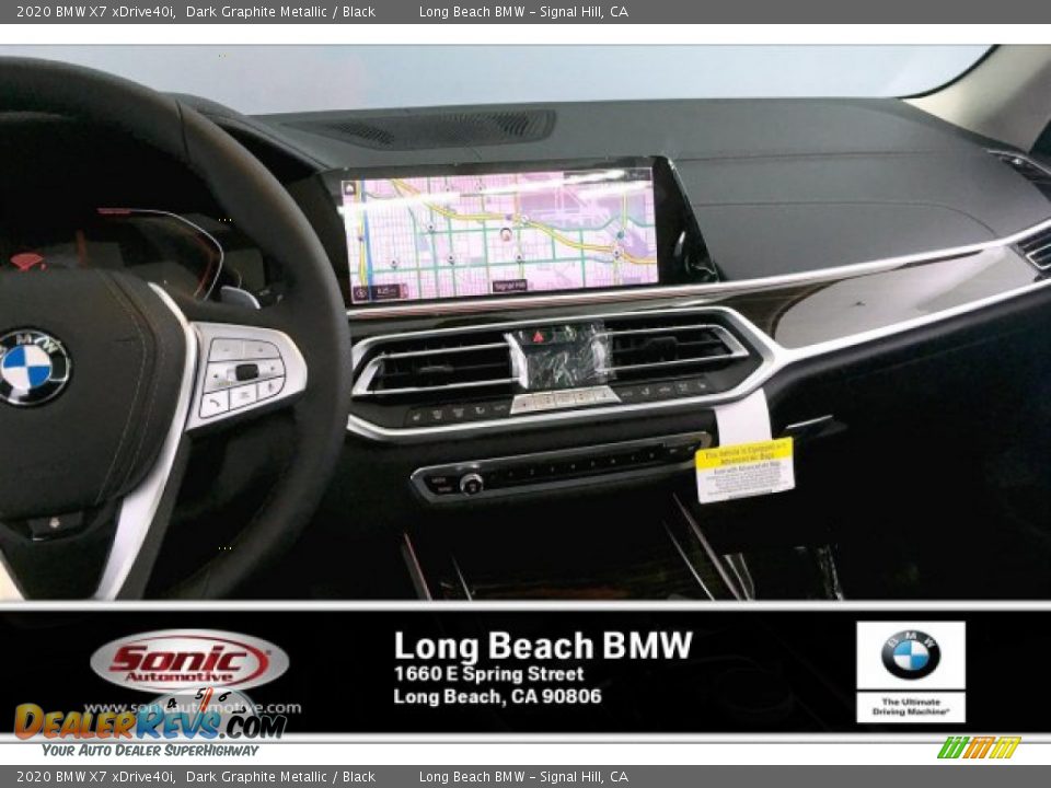 2020 BMW X7 xDrive40i Dark Graphite Metallic / Black Photo #5