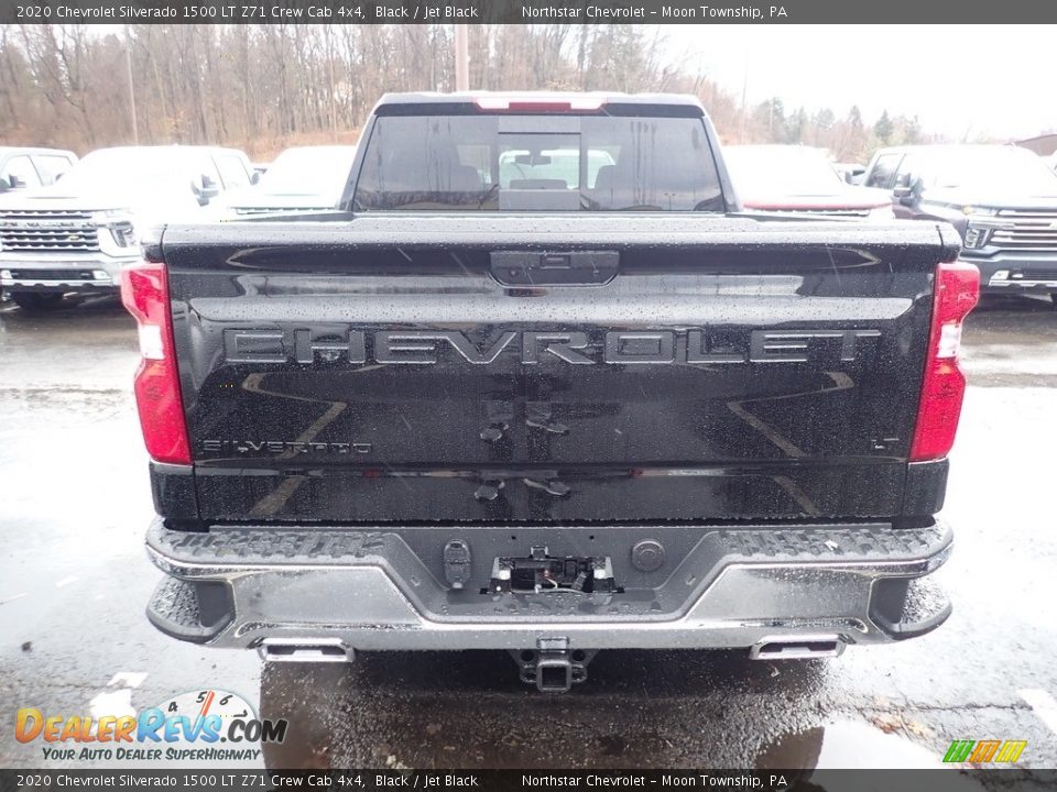 2020 Chevrolet Silverado 1500 LT Z71 Crew Cab 4x4 Black / Jet Black Photo #4