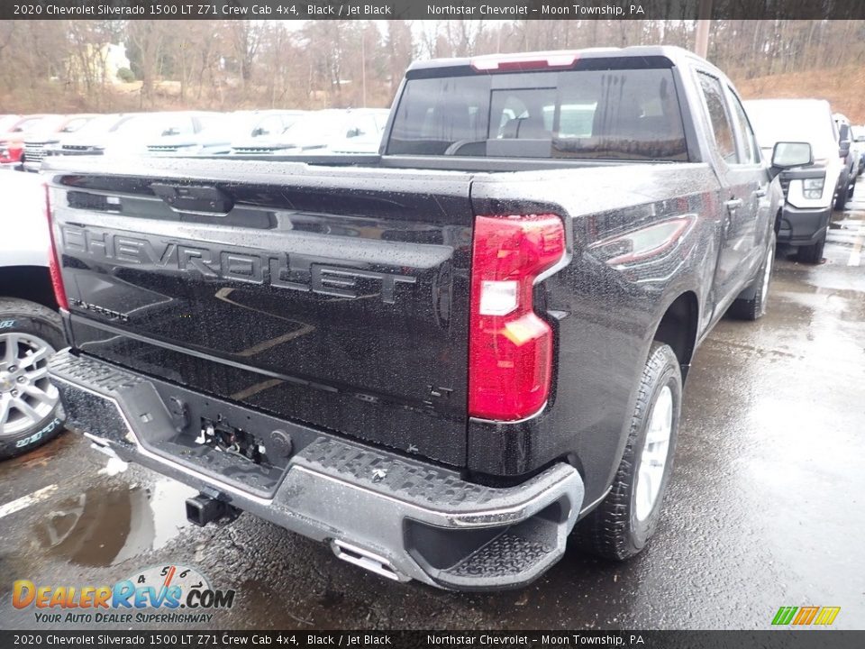 2020 Chevrolet Silverado 1500 LT Z71 Crew Cab 4x4 Black / Jet Black Photo #5