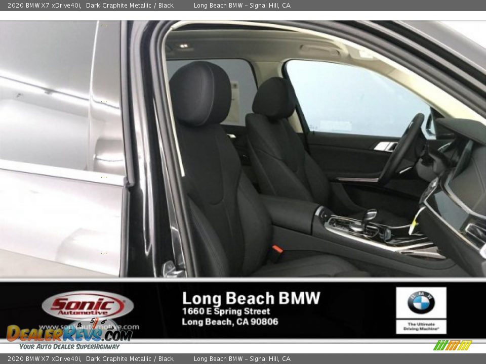 2020 BMW X7 xDrive40i Dark Graphite Metallic / Black Photo #7