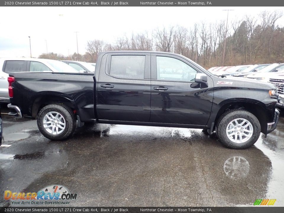 2020 Chevrolet Silverado 1500 LT Z71 Crew Cab 4x4 Black / Jet Black Photo #6