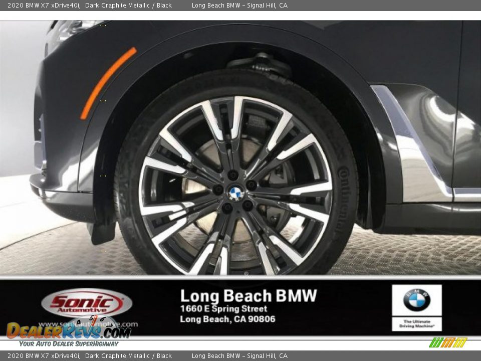 2020 BMW X7 xDrive40i Dark Graphite Metallic / Black Photo #9