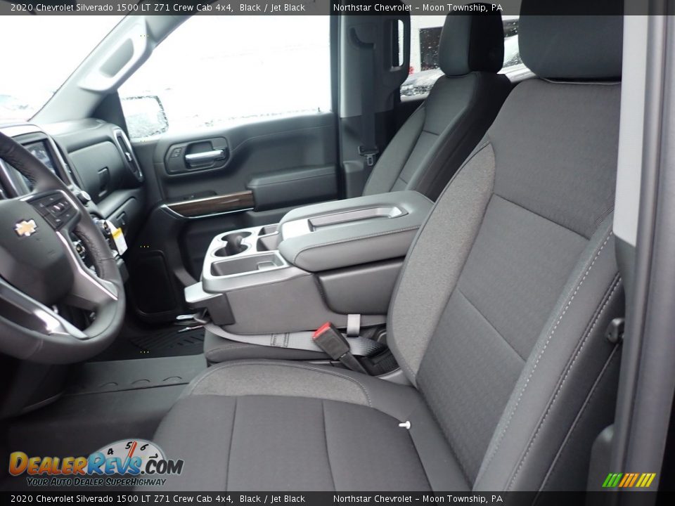 2020 Chevrolet Silverado 1500 LT Z71 Crew Cab 4x4 Black / Jet Black Photo #13