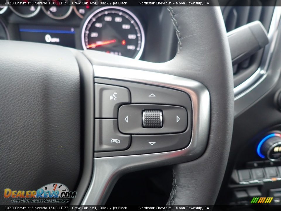 2020 Chevrolet Silverado 1500 LT Z71 Crew Cab 4x4 Black / Jet Black Photo #19