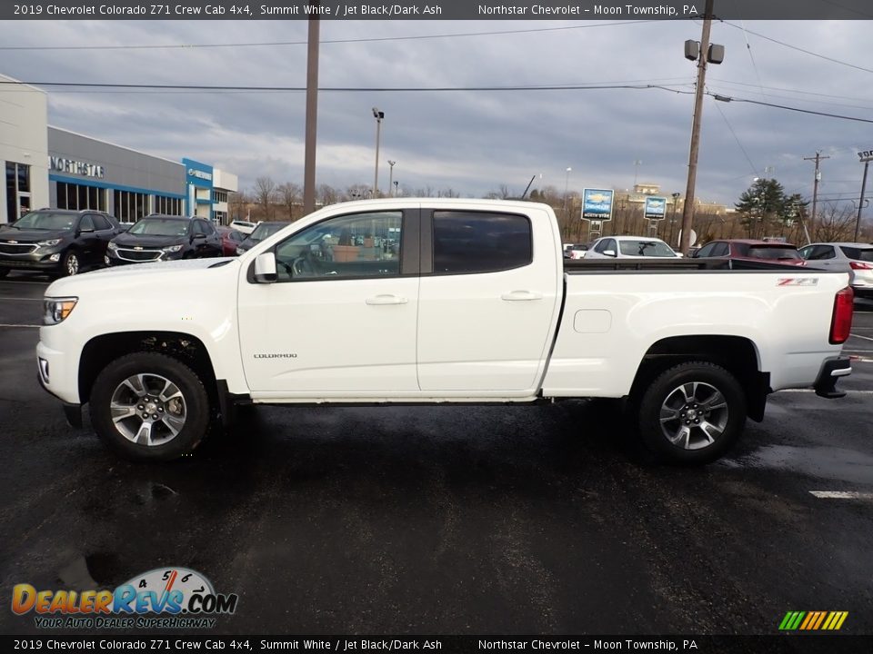 2019 Chevrolet Colorado Z71 Crew Cab 4x4 Summit White / Jet Black/Dark Ash Photo #2