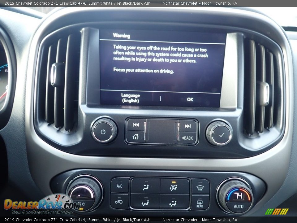 2019 Chevrolet Colorado Z71 Crew Cab 4x4 Summit White / Jet Black/Dark Ash Photo #17