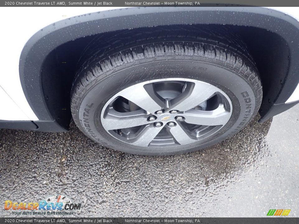 2020 Chevrolet Traverse LT AWD Summit White / Jet Black Photo #9