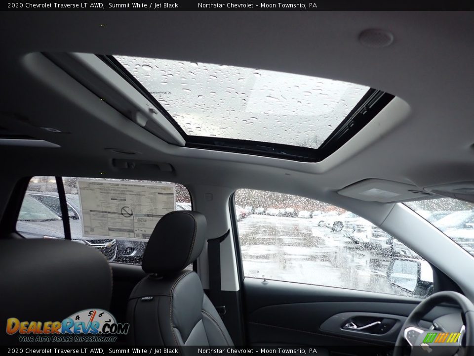 2020 Chevrolet Traverse LT AWD Summit White / Jet Black Photo #12