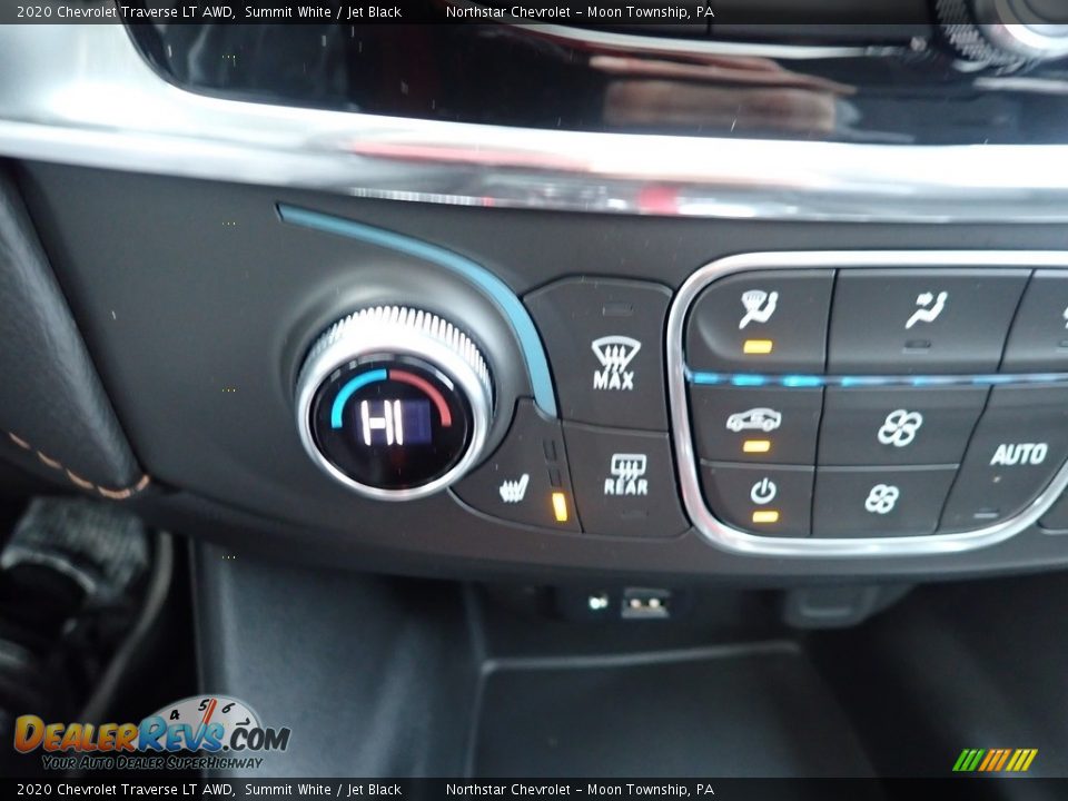 2020 Chevrolet Traverse LT AWD Summit White / Jet Black Photo #19