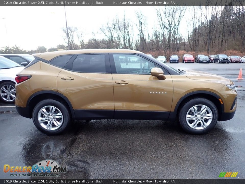 2019 Chevrolet Blazer 2.5L Cloth Sunlit Bronze Metallic / Jet Black Photo #6