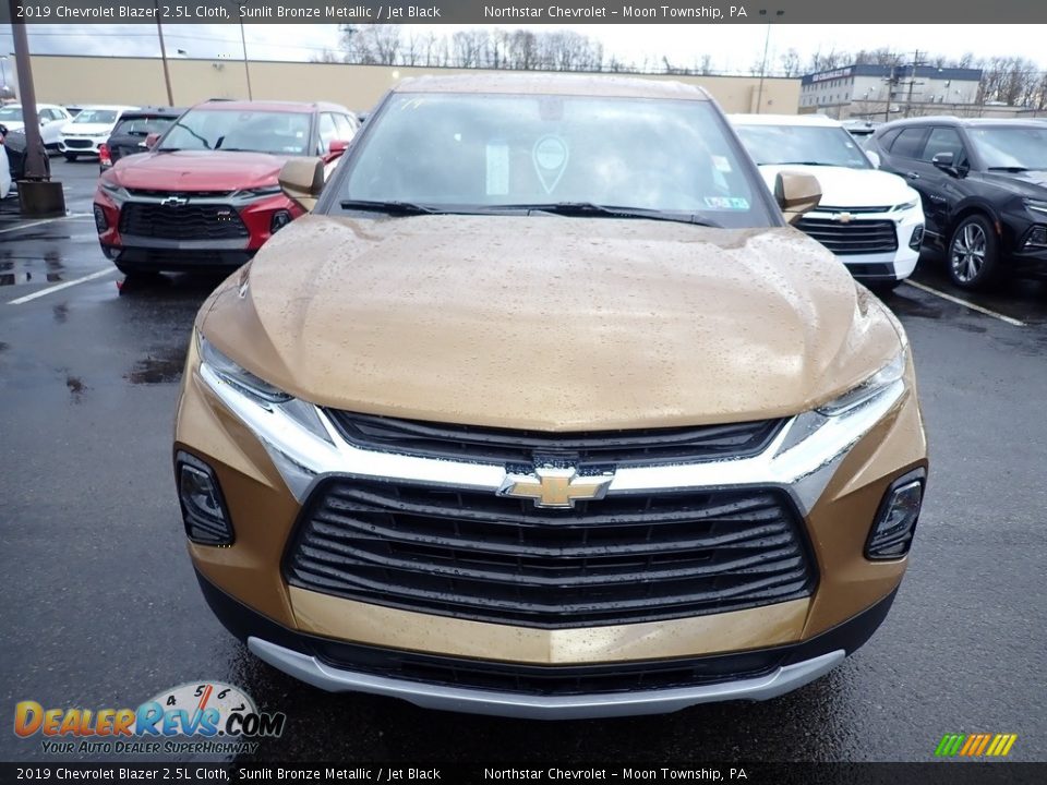 2019 Chevrolet Blazer 2.5L Cloth Sunlit Bronze Metallic / Jet Black Photo #8