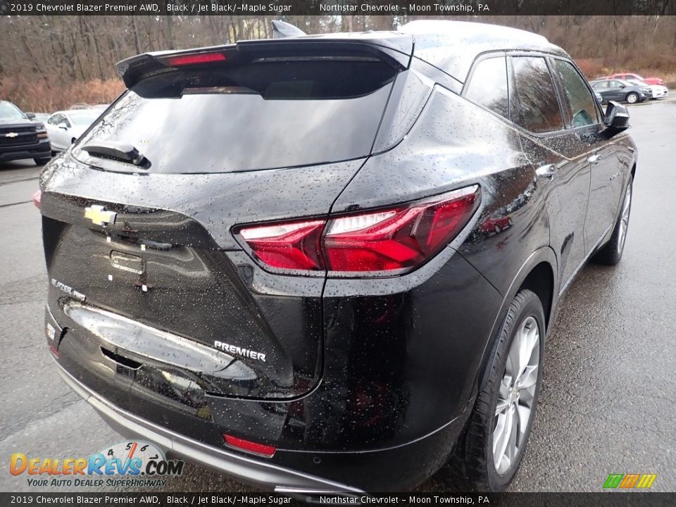 2019 Chevrolet Blazer Premier AWD Black / Jet Black/­Maple Sugar Photo #5