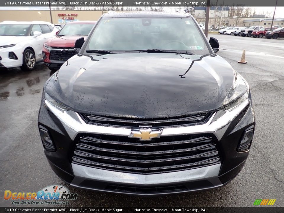 2019 Chevrolet Blazer Premier AWD Black / Jet Black/­Maple Sugar Photo #8