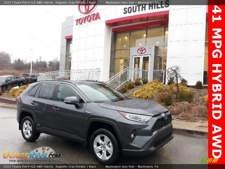 2020 Toyota RAV4 XLE AWD Hybrid Magnetic Gray Metallic / Black Photo #1