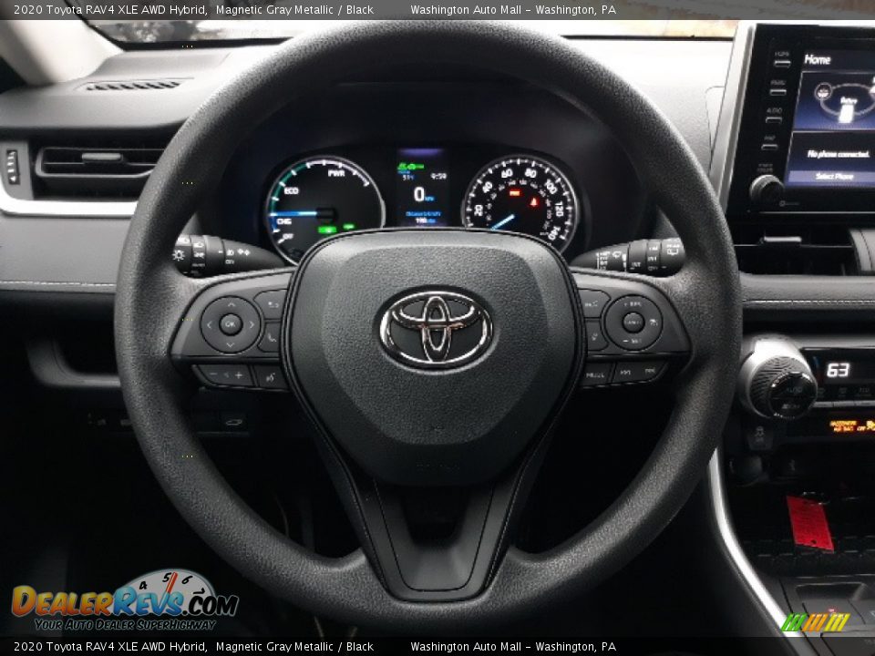 2020 Toyota RAV4 XLE AWD Hybrid Magnetic Gray Metallic / Black Photo #4