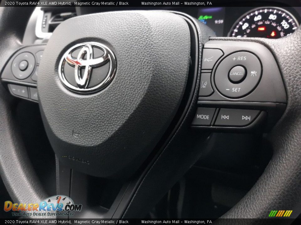 2020 Toyota RAV4 XLE AWD Hybrid Magnetic Gray Metallic / Black Photo #6