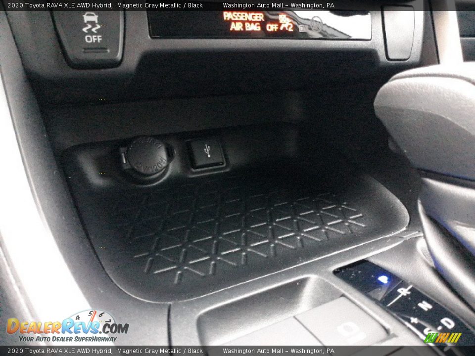 2020 Toyota RAV4 XLE AWD Hybrid Magnetic Gray Metallic / Black Photo #14