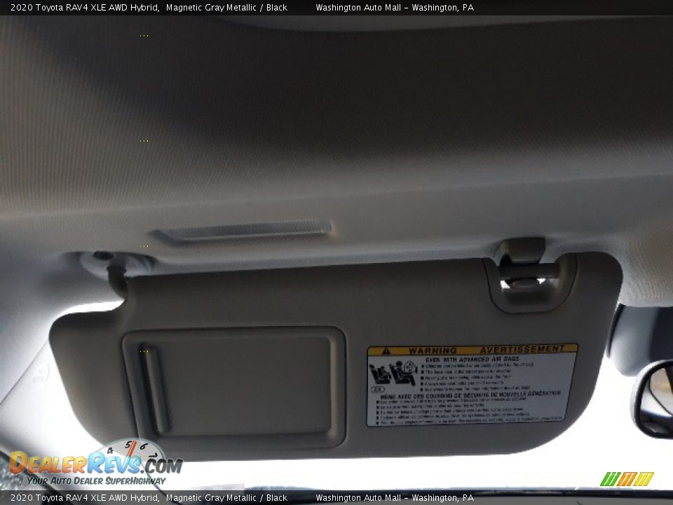 2020 Toyota RAV4 XLE AWD Hybrid Magnetic Gray Metallic / Black Photo #18