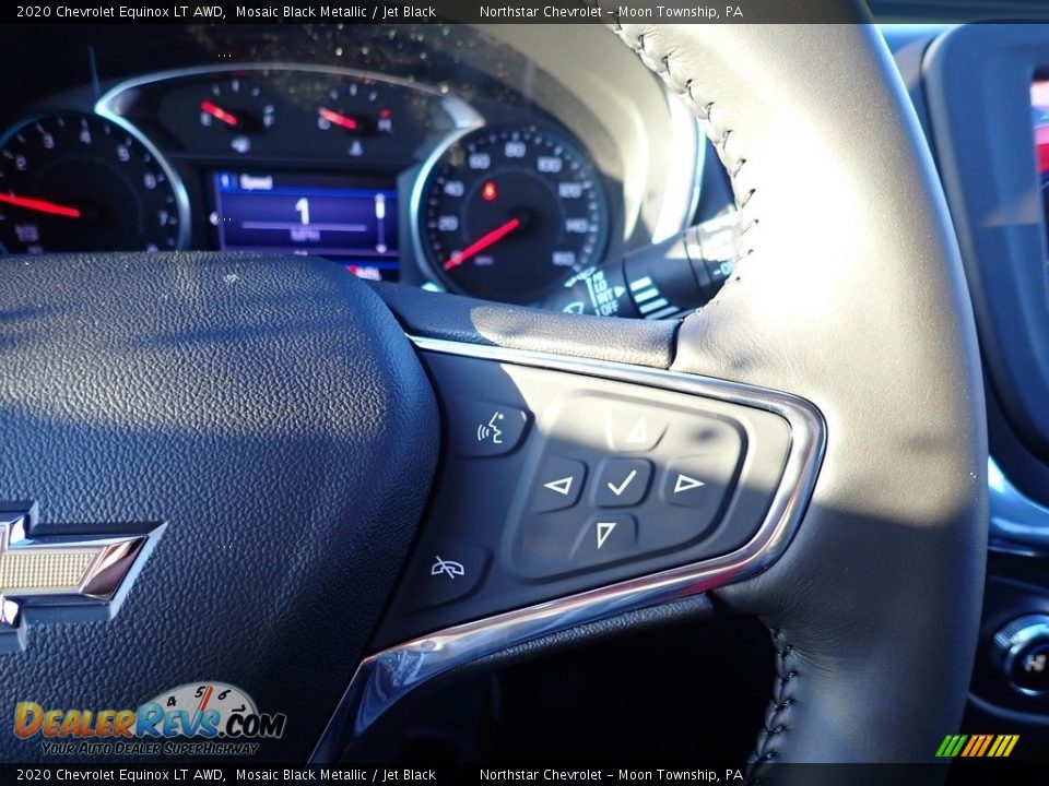 2020 Chevrolet Equinox LT AWD Mosaic Black Metallic / Jet Black Photo #16