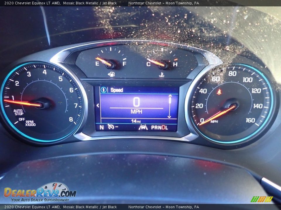 2020 Chevrolet Equinox LT AWD Mosaic Black Metallic / Jet Black Photo #19