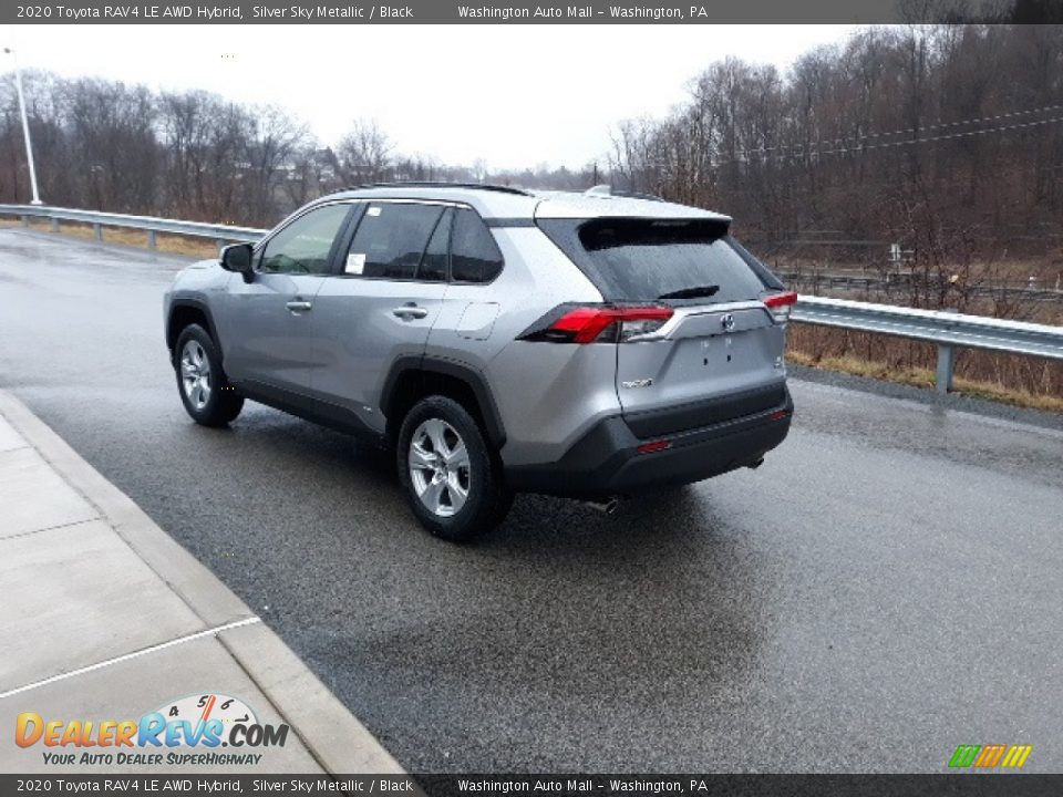 2020 Toyota RAV4 LE AWD Hybrid Silver Sky Metallic / Black Photo #2
