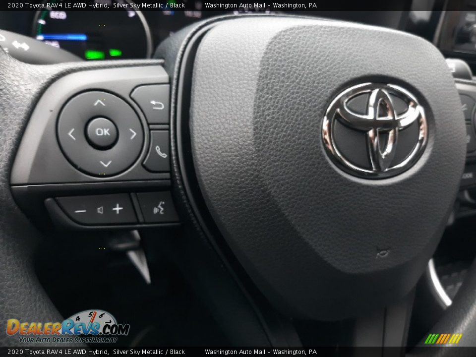 2020 Toyota RAV4 LE AWD Hybrid Silver Sky Metallic / Black Photo #5