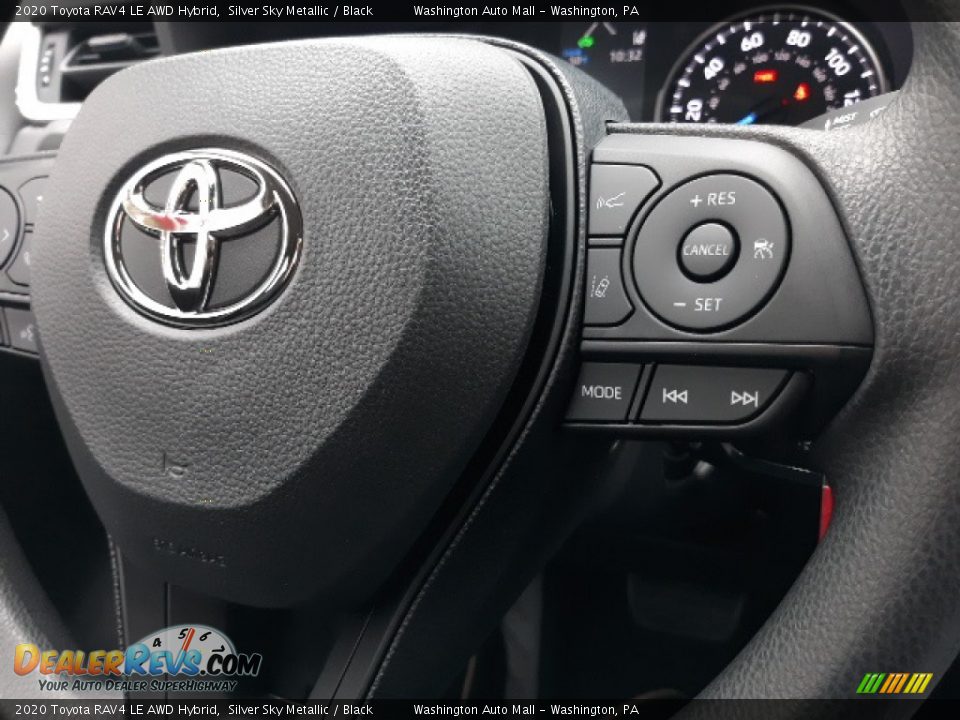 2020 Toyota RAV4 LE AWD Hybrid Silver Sky Metallic / Black Photo #6