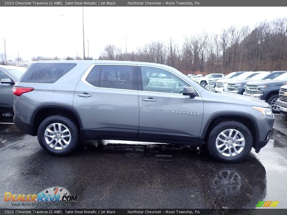 2020 Chevrolet Traverse LS AWD Satin Steel Metallic / Jet Black Photo #6