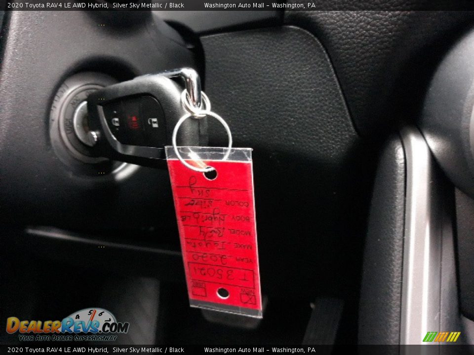 2020 Toyota RAV4 LE AWD Hybrid Silver Sky Metallic / Black Photo #10