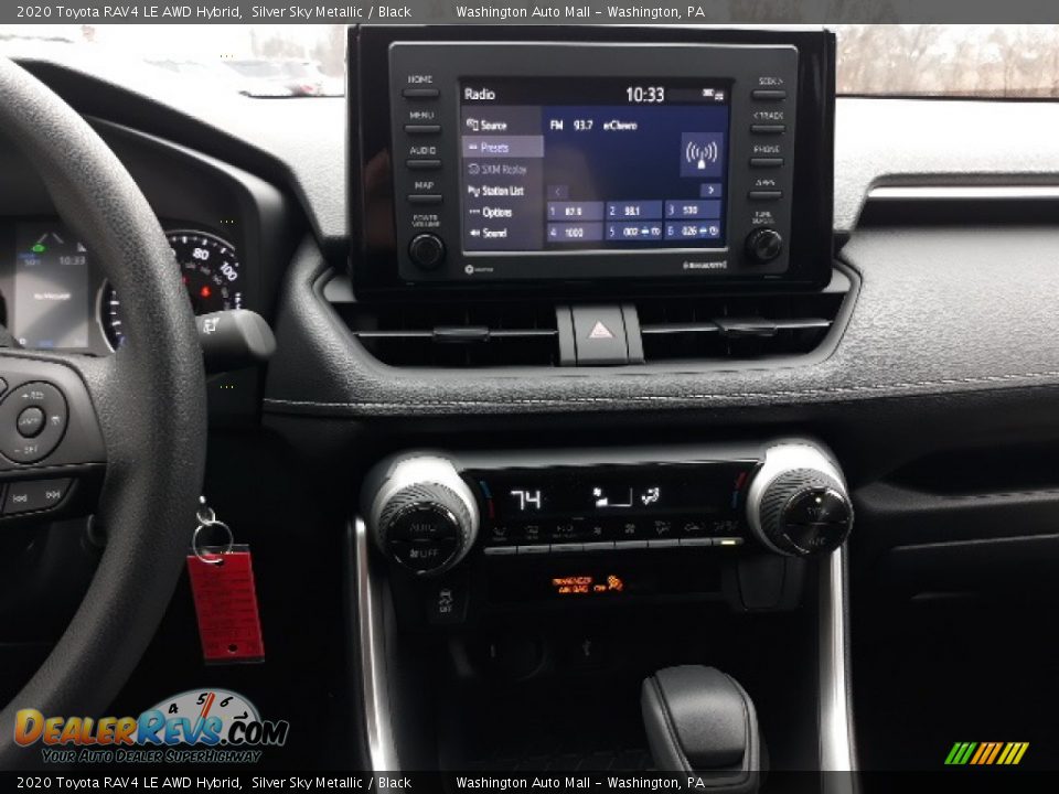2020 Toyota RAV4 LE AWD Hybrid Silver Sky Metallic / Black Photo #11