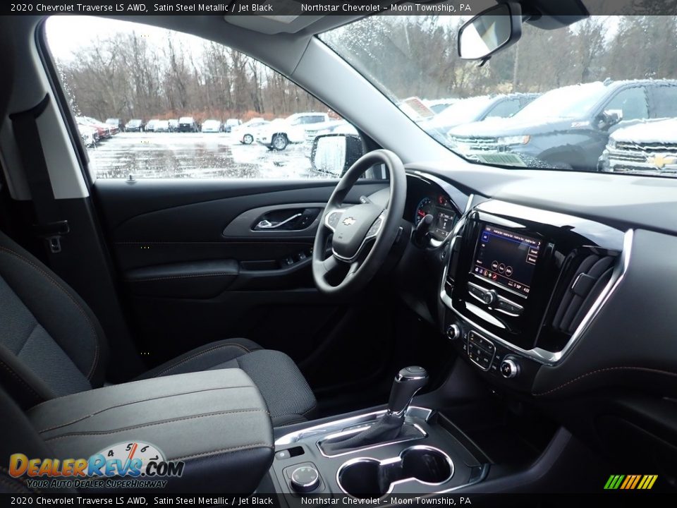 2020 Chevrolet Traverse LS AWD Satin Steel Metallic / Jet Black Photo #11
