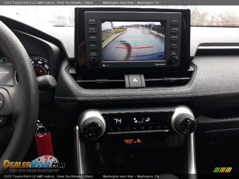 2020 Toyota RAV4 LE AWD Hybrid Silver Sky Metallic / Black Photo #12
