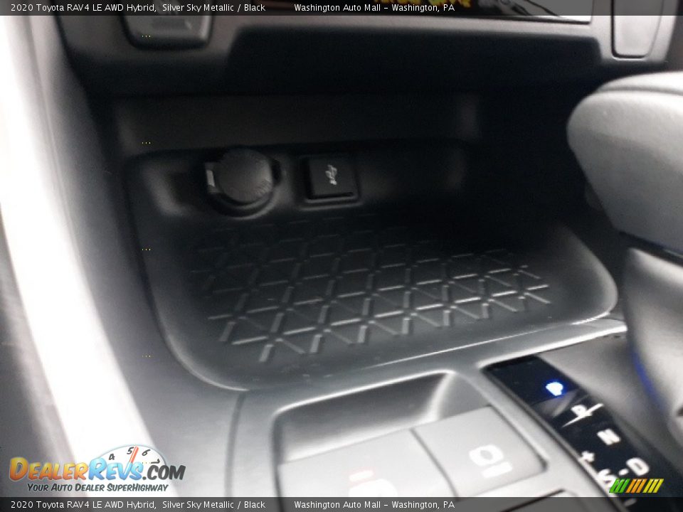 2020 Toyota RAV4 LE AWD Hybrid Silver Sky Metallic / Black Photo #14