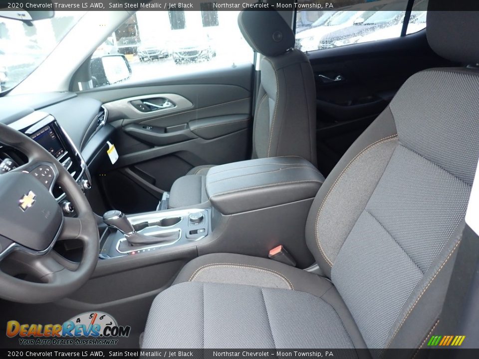 2020 Chevrolet Traverse LS AWD Satin Steel Metallic / Jet Black Photo #14