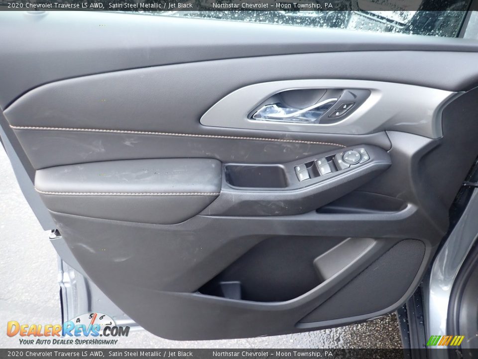 2020 Chevrolet Traverse LS AWD Satin Steel Metallic / Jet Black Photo #15