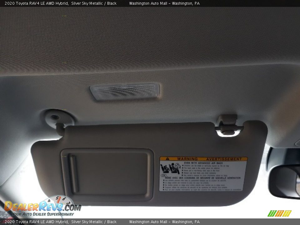 2020 Toyota RAV4 LE AWD Hybrid Silver Sky Metallic / Black Photo #18