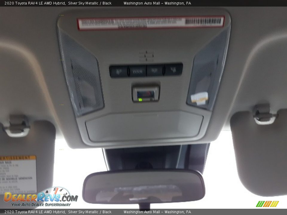 2020 Toyota RAV4 LE AWD Hybrid Silver Sky Metallic / Black Photo #19