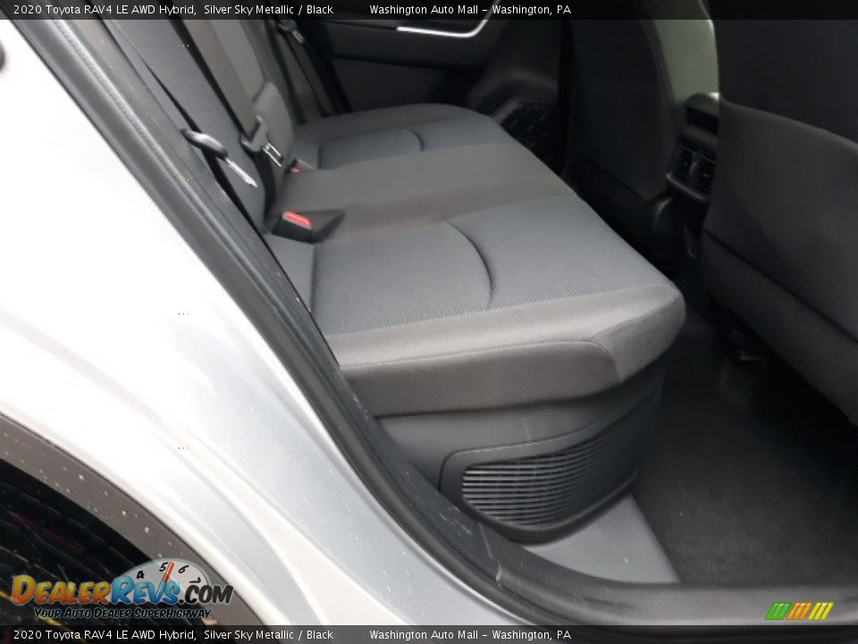 2020 Toyota RAV4 LE AWD Hybrid Silver Sky Metallic / Black Photo #35