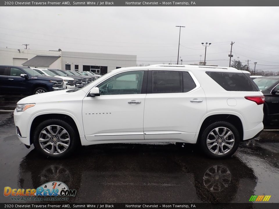 Summit White 2020 Chevrolet Traverse Premier AWD Photo #2